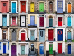 Different doors of multiple properties