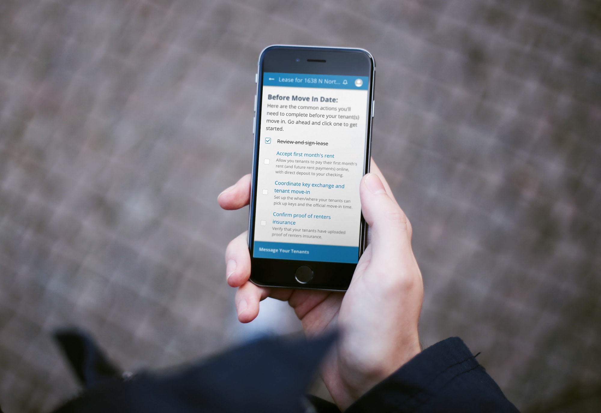 in-app checklist